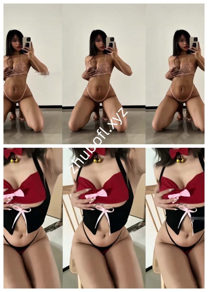 抖音百万网红@黑皮椰 定制情趣诱惑第二弹4V/595M